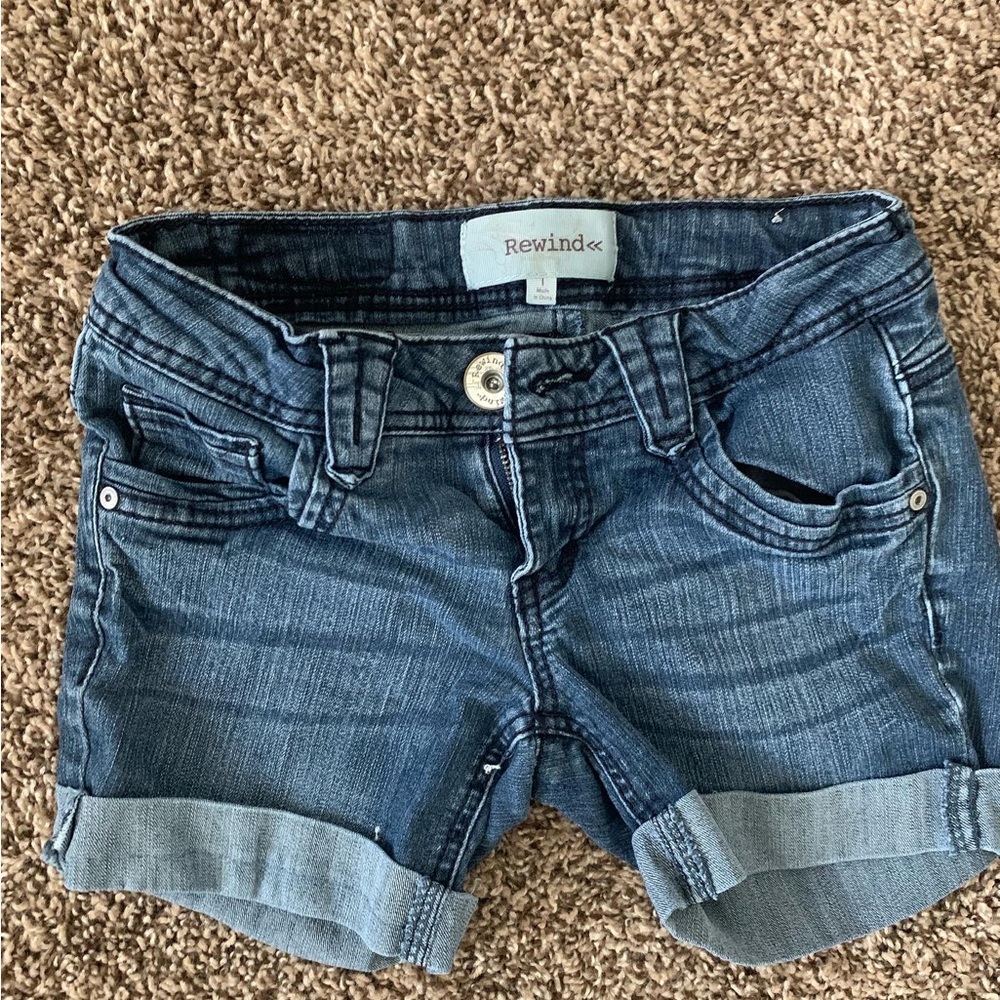 Blue Jean Shorts